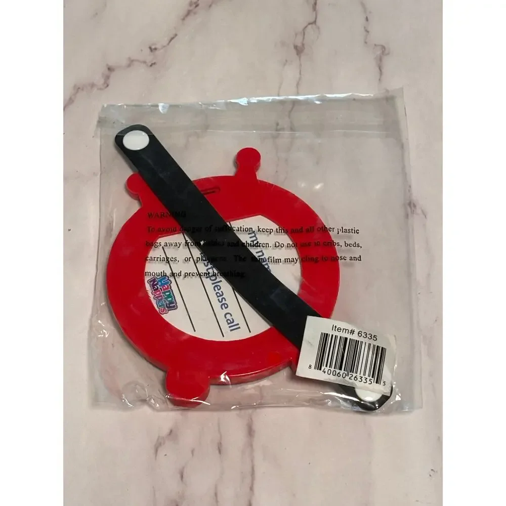 Luggage Tag Lady Bug Identification Label Suitcase Backpack ID Travel Charm